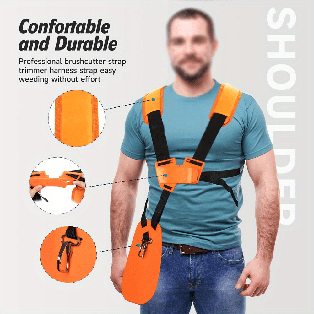 Brush Cutter Strap - Cinghia a doppia tracolla per decespugliatore,