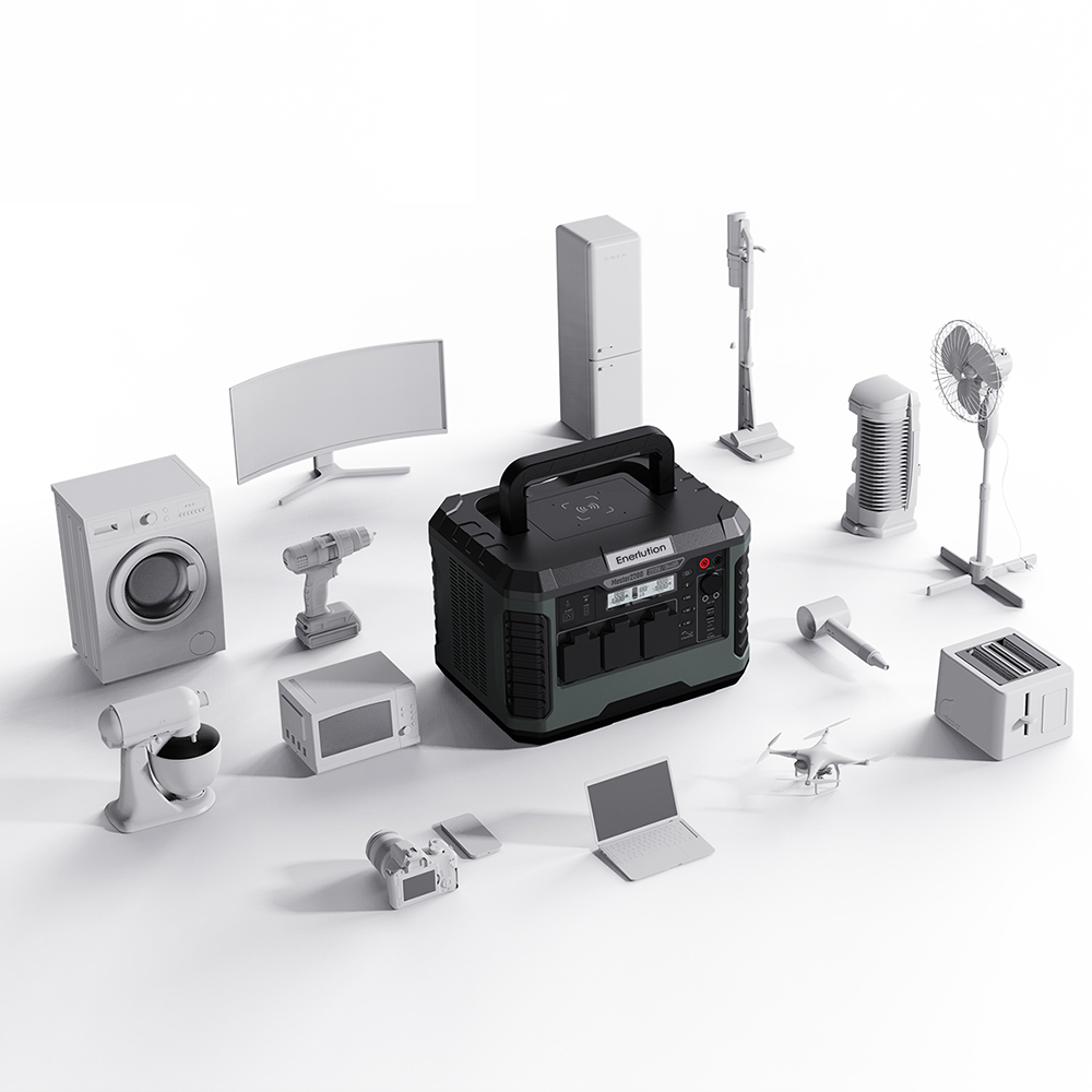 Outdoor Power Tool Storage - Batteria al litio con ricarica esterna