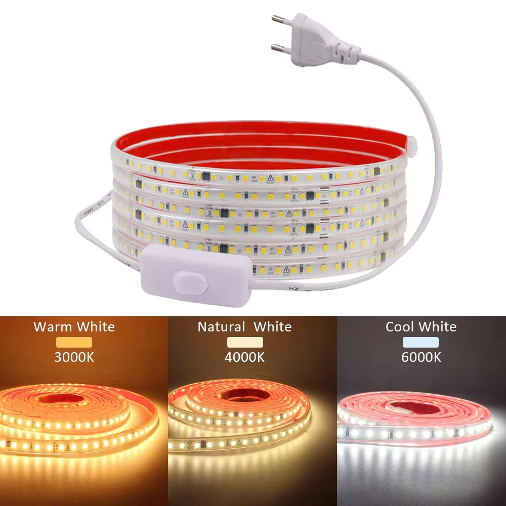 Outdoor Power Strip Weatherproof - 220V IP68 Impermeabile 120LED/m LED Strip