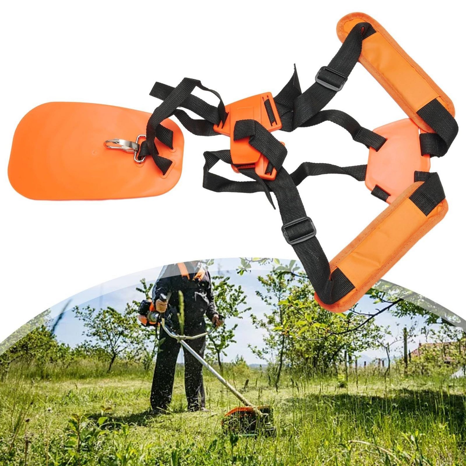 Brush Cutter Strap - Imbracatura a Doppia Spalla per Decespugliatore,