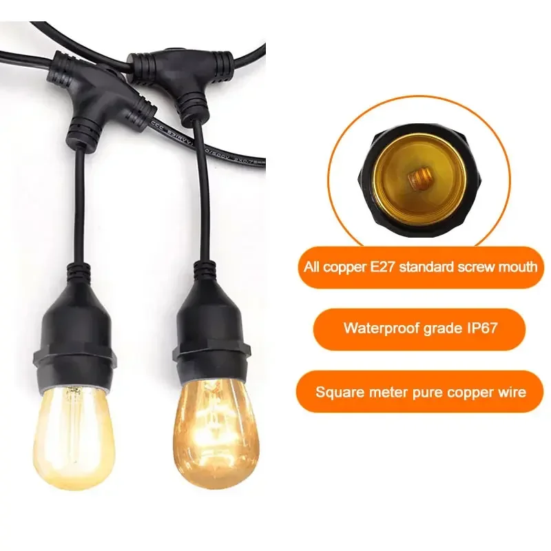 Outdoor E27 filettato portalam - Outdoor Power Strip Weatherproof recensione e prezzo
