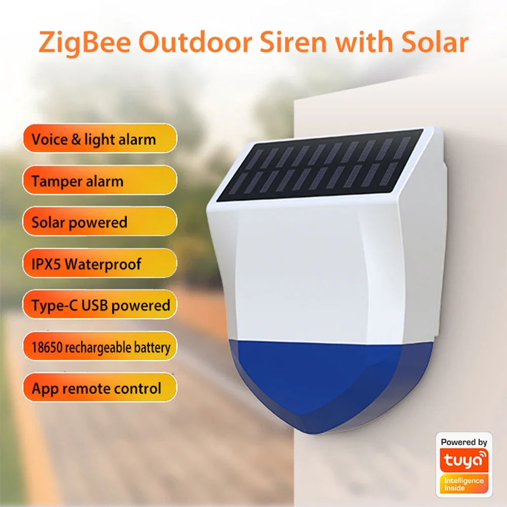Tuya Smart Zigbee/Wifi Sirena  - Outdoor Power Source recensione e prezzo